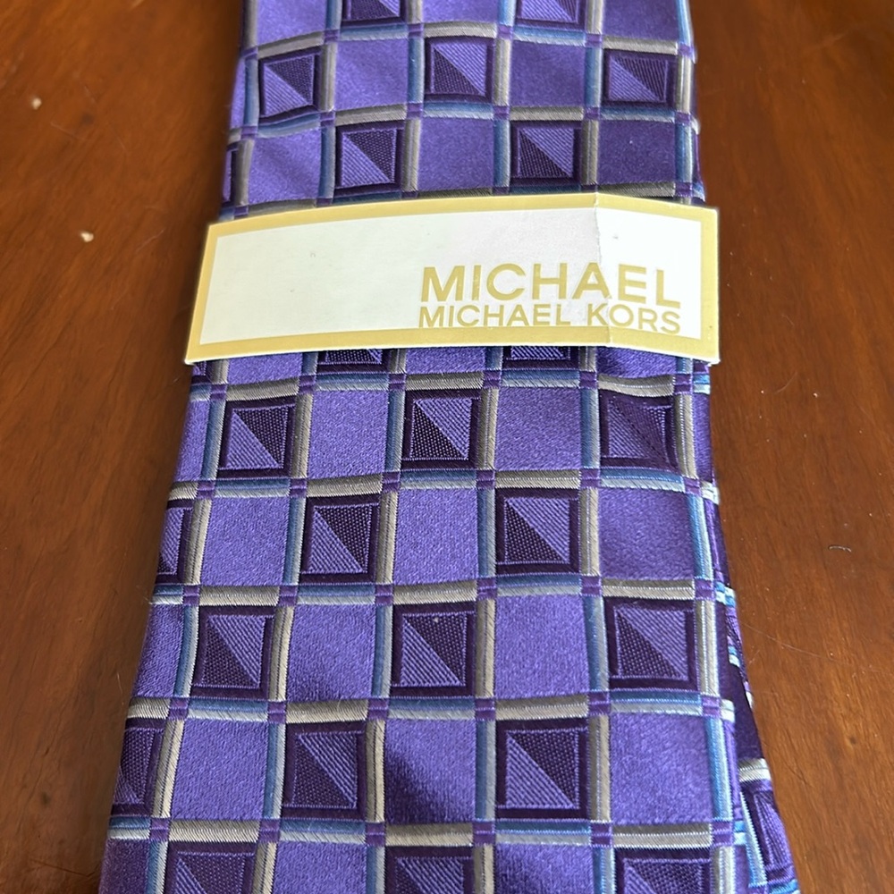 Purple Michael Kors Men’s Tie